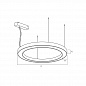 ART-S-RING FLEX W175mm LED светильник подвесной кольцо   -  Подвесные светильники 